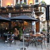 Pubs will be able to serve customers outside in England from today