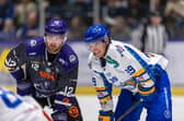 Casey Gilling up against Clan;'s Jordan Buesa (Pic: Al Goold|)