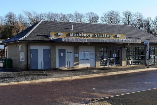 The incident happened near Markinch Station