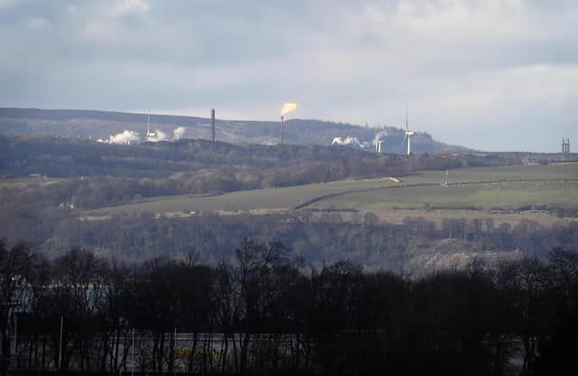 Flaring in February could be seen across Edinburgh