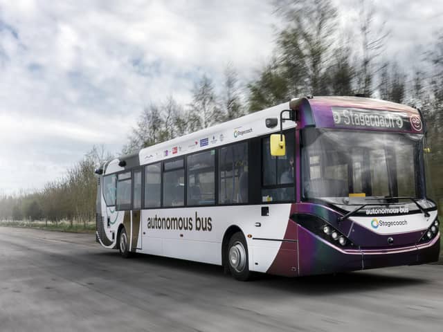 The autonomous buses will take passengeers across the Forth Road Bridge from May