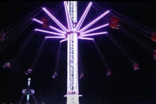 The 180ft Star Flyer in action. (Pic: Funfairs Around Scotland)
