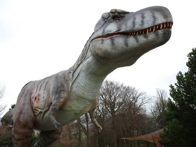 A tyrannosaurus rex will be part of Edinburgh Zoo's new dinosaurs exhibition.