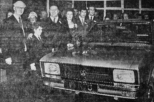 Music maestro Sir Jimmy Shand was in Kirkcaldy to formally unveil the new luxury  saloon from Volkswagen..
He was guest of honour at the launch at the garage in Overton Road.