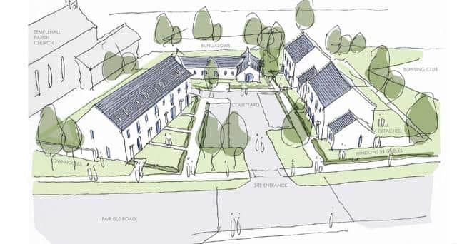 How the site of the former Fair Isle Clinic could look if new housing plans are approved.
