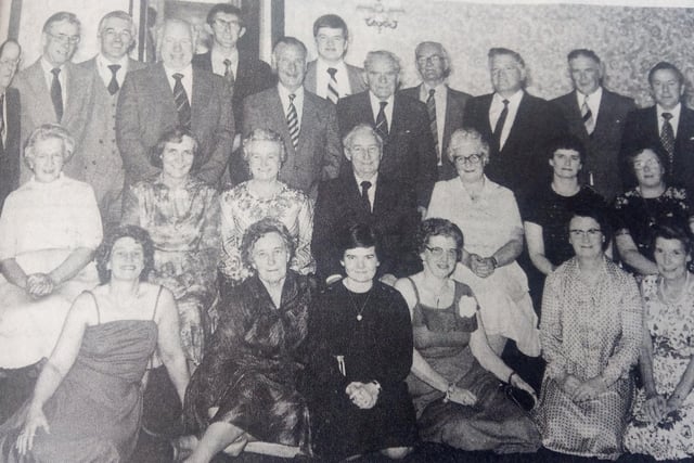 The 1981 centenary dinner dance at St Clair Bowling Club, held in the Ambassadeur Hotel, Kirkcaldy