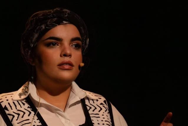 Moroccan poet Soukaina Habiballah.