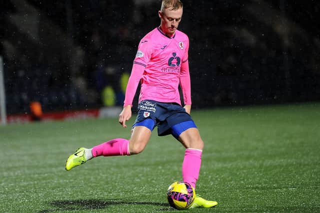 Ross Millen in action for Raith Rovers against Greenock Morton (Pic: Fife Photo Agency)
