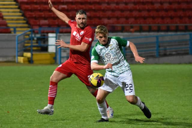 East Fife losing 3-1 at Stirling Albion on Saturday (Pic: Kenny Mackay)