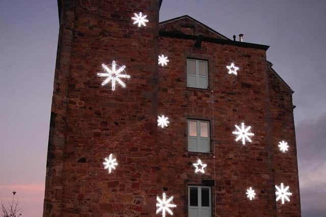 LinkLiving Christmas lights "Sponsor The Sparkle" Christmas Appeal. Each star is sponsored by a business. Pic: Scott Louden.