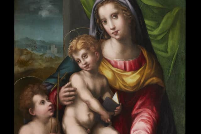 An Italian Renaissance painting of the Madonna and Child that has long been shrouded in mystery has gone on display in Fife following extensive restoration.