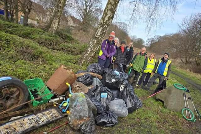 Members of the group collected 37 bags of rubbish and numerous other discarded items (Pic: Fife Street Champions)