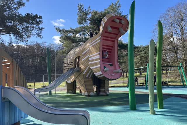 The new look playpark at Riverside Park, Glenrothes | Pic: Fife Council