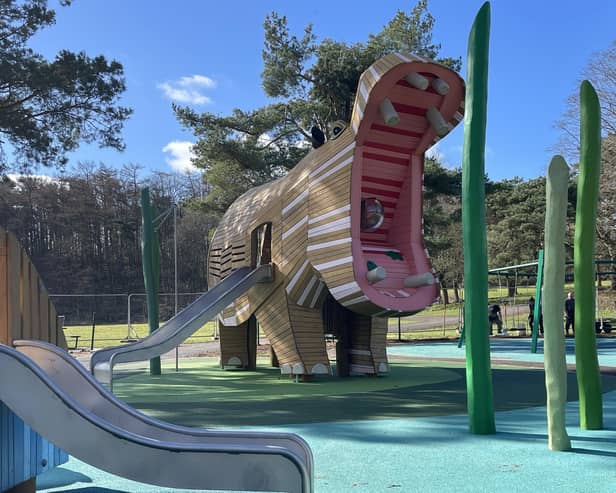 The new look playpark at Riverside Park, Glenrothes | Pic: Fife Council