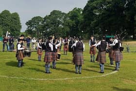 Lochgelly High School Pipe Band will be competing in the competition on Sunday.  (Pic: submitted)