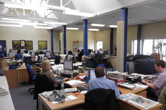 The newsroom at Kirk Wynd