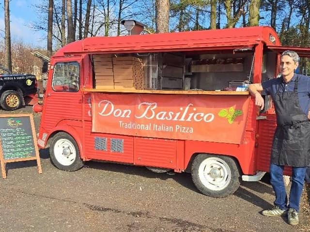 Massimo Panarella started offering traditional pizzas from the Don Basilico van last month.