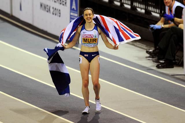 Laura Muir set a new Scottish record at her final meet before heading to Tokyo