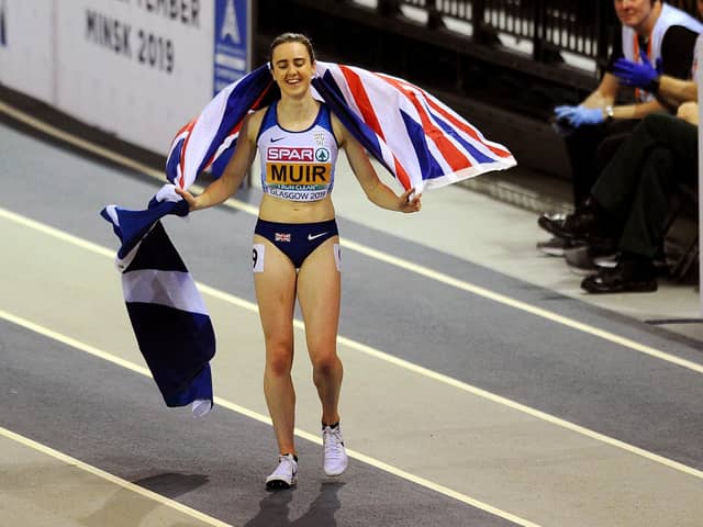 Laura Muir set a new Scottish record at her final meet before heading to Tokyo