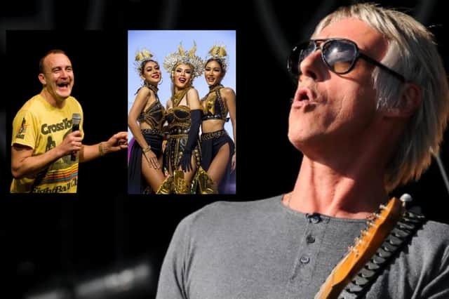 2024 is shaping up to be a great year of gigs with the likes of Paul Weller, the Ladyboys of Bangkok and Jimeoin all coming to Fife (Pics: TSPL)