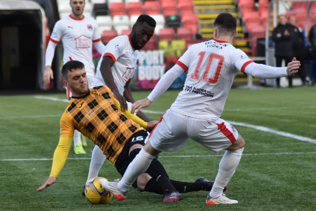 Jamie Semple put in a decent shift for the Methil men