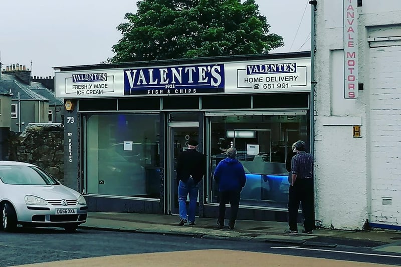 As restrictions gradually eased, we could queue for takeaway food.And if you are going to queue, it might as well be at Valente's the best chippie in Kirkcaldy.