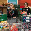 Aldi donates surplus food from all its stores to local charities and foodbanks when stores close early on Christmas Eve. (Pic: SWNS)