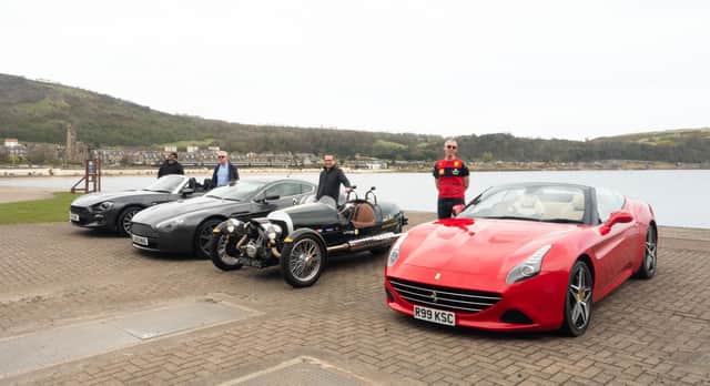 Among the prizes in the BHAT Spring Raffle are the chance to enjoy a passenger trip in these four stunning vehicles.  (Pic: Andy Pay)