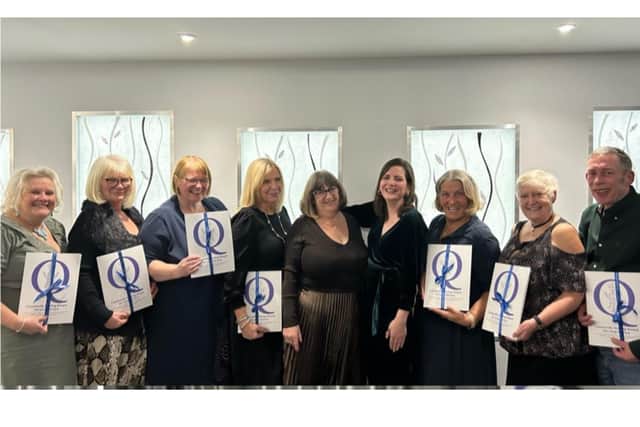 Community nurses from Kirkcaldy-based Abbotsford Care were  honoured by the Queen Nurse Institute (Pic: Submitted)