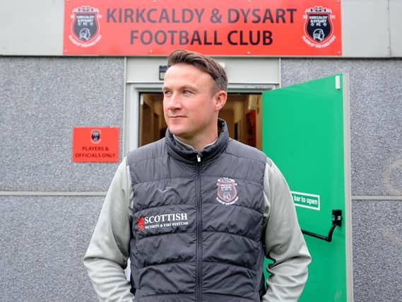 Kirkcaldy & Dysart FC manager Craig Ness (Pic: Fife Photo Agency)