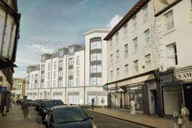 Designs for the new housing development at 251 High Street, Kirkcaldy