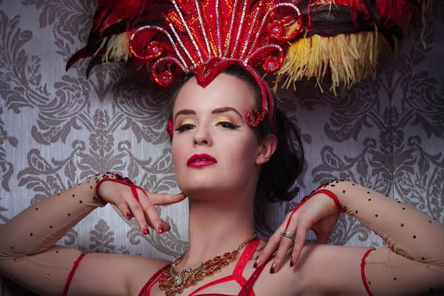Kirkcaldy Burlesque performer Brandy Montmartre is producing The Twilight Tease Burlesque Revue which will stream live via Zoom on January 30 to raise money for Scottish Women's Aid.