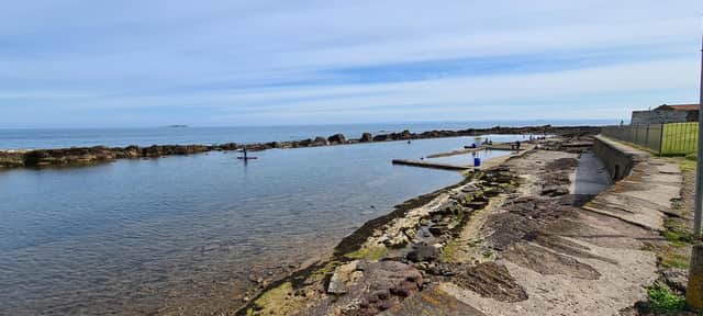 A group is aiming to restore the Cellardyke coastal pool. Pic: Robert Gall.