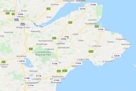 Property price map of Fife.