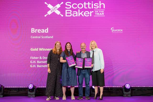Fisher and Donaldson and G.H Barnett and Sons were regional gold winners at the Scottish Baker of the Year Awards. (Pic: Ian Georgeson)