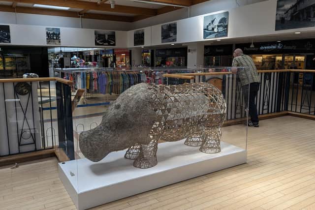 The sculpture sits in the Kingdom Shopping Centre, Glenrothes (Pic: Callum McCormack)