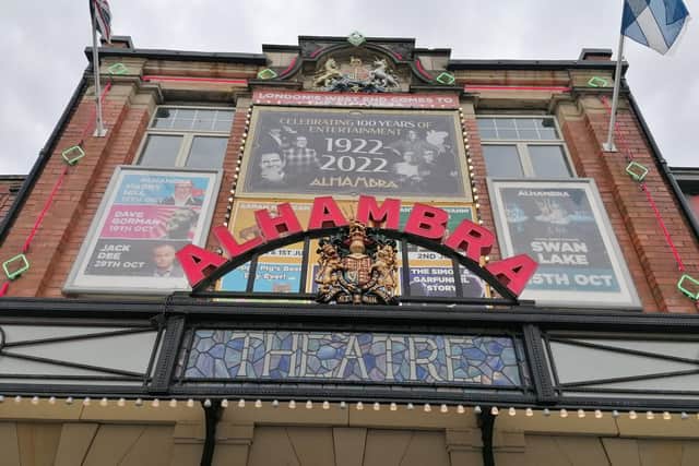 The Alhambra Theatre in Dunfermline