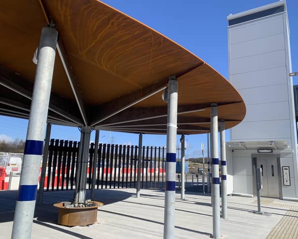 Thew new Cameron Bridge station (Pic: Network Rail)