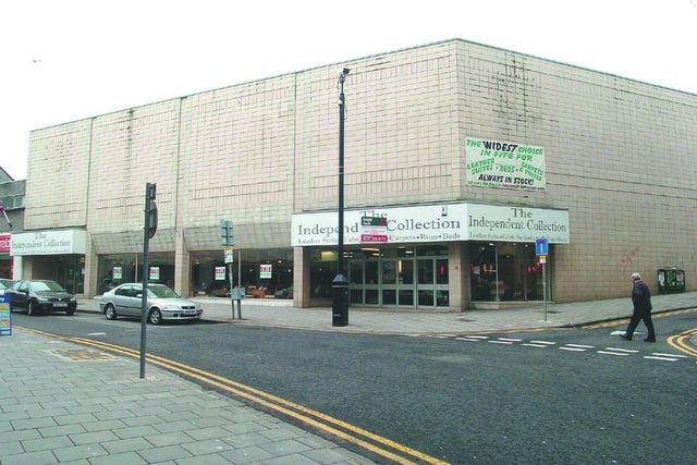 The former Co-Op in High Street, Kirkcaldy, now demolished and replaced by flats and offices.