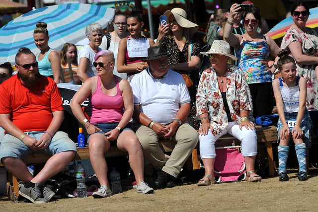 Crowds soak up the sun at the  365th games