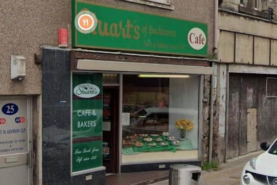 Stuart's Bakers in High Street, Kirkcaldy - one of several branches being put up for sale.