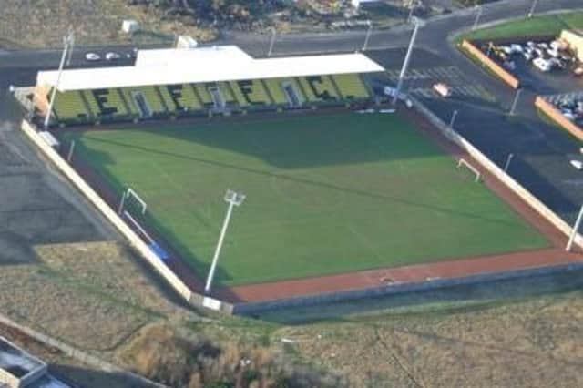 Bayview stadium in Methil