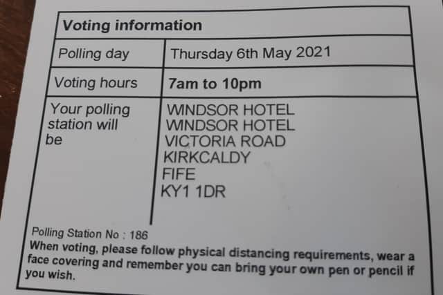 The Windsor Hotel is one of a number of new venues being used as polling stations