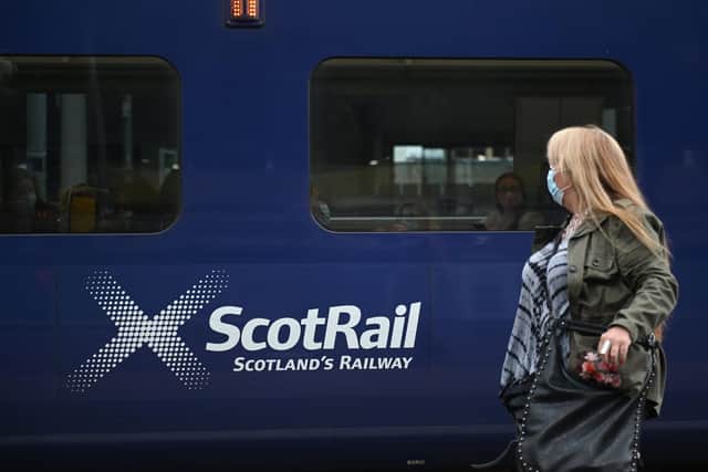 ScotRail plans to not reinstate 300 services a day from pre-pandemic levels. Picture: John Devlin