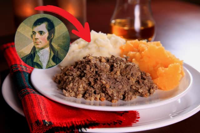 Burns Night falls on January 25 and it marks the birthday of Scotland's national poet, Robert Burns, who died in 1796.