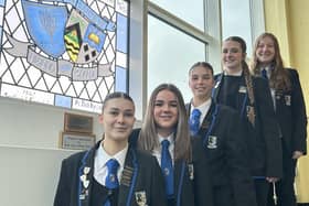 Beath High School students Kate Dair, Hannah Malone, Ines Shearer, Emily Inglis and Aimee Anwender are campaigning for better portion sizes and better quality school meals.