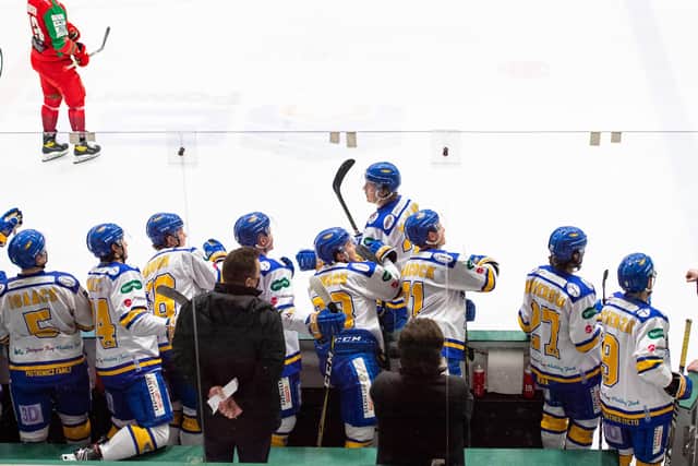 The view from behind Fife Flyers bench (Pic: James Assinder)
