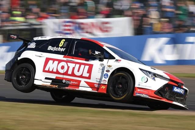 British Touring Car Championship competitor Rory Butcher in action at Fife's Knockhill Racing Circuit (Photo: BTCC)