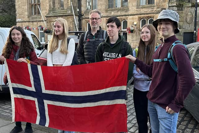 Burntisland's youngsters prepare to head off to their Norwegian twin town (Pic: Burntisland-Flekkefjord Town Twinning Group)