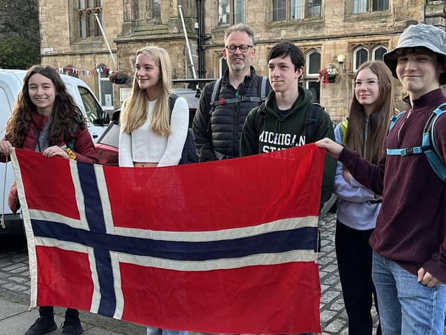 Burntisland's youngsters prepare to head off to their Norwegian twin town (Pic: Burntisland-Flekkefjord Town Twinning Group)